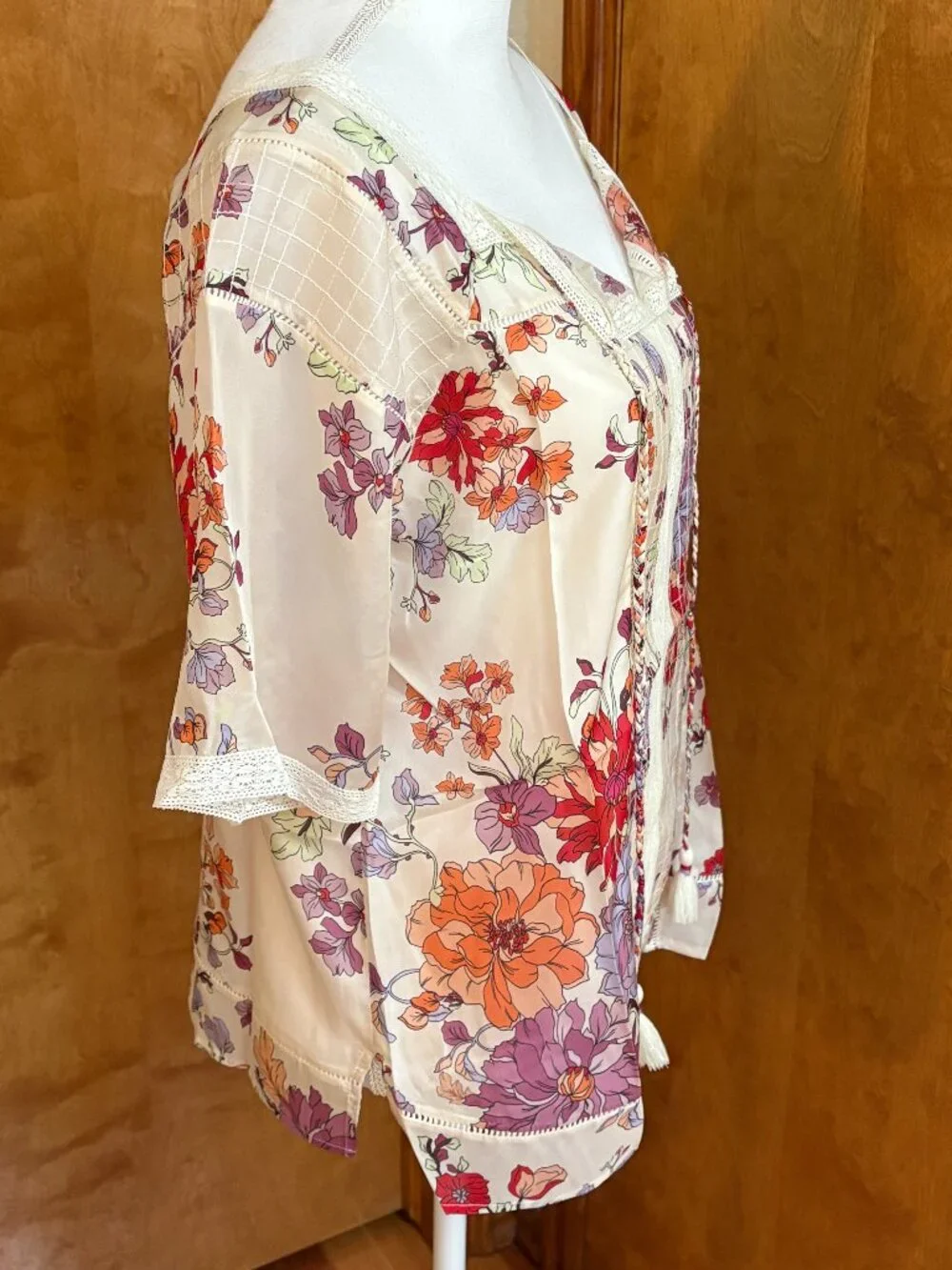 Johnny Was Sonia Lace Blouse, Size S, NWT - Picture 7 of 13